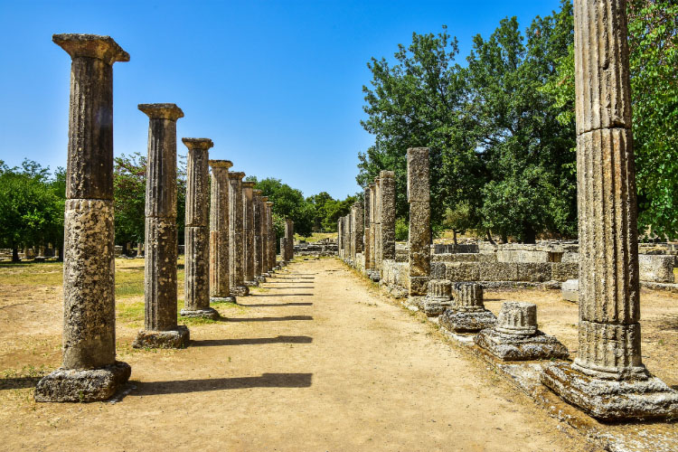 Ancient Pillars in Crete